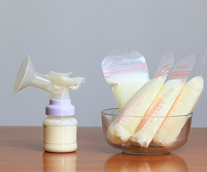 anyatej fagyasztása